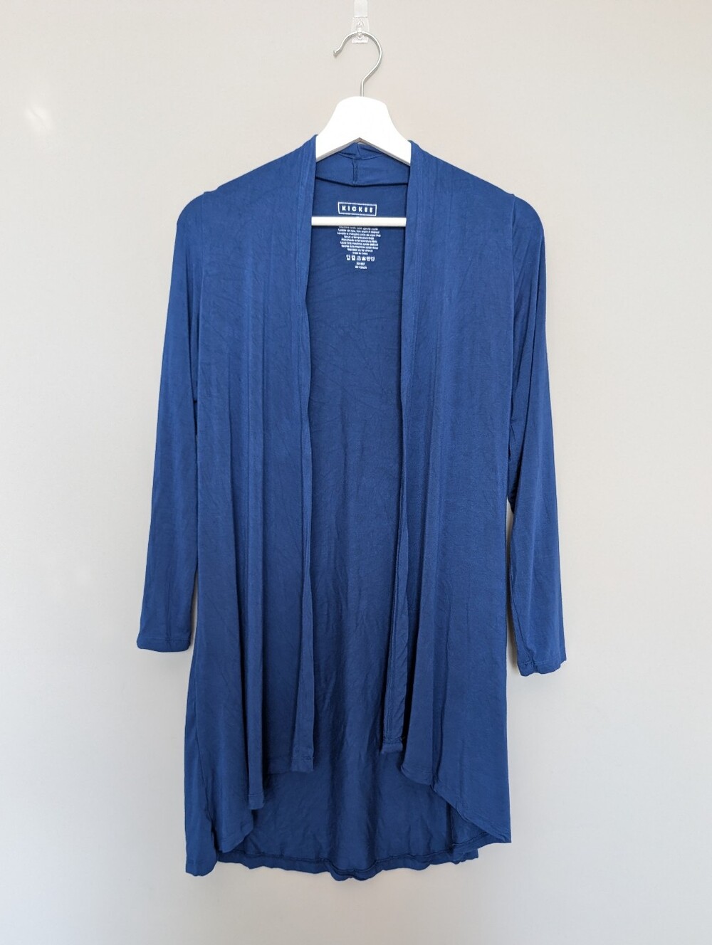 Kickee Pants Solid Women's Open Front Cardigan in Navy Size XS